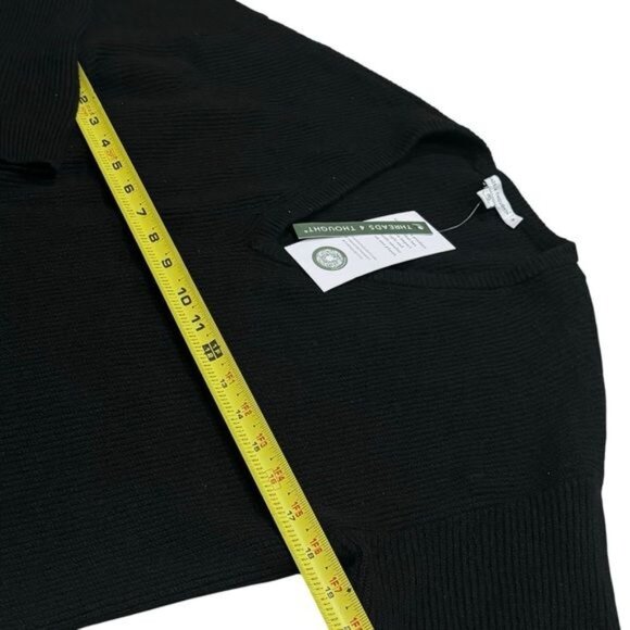 NEW Threads 4 Thought Ribbed Super Soft Florentine Sweater Dress Chic Holiday M - Picture 7 of 8